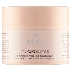 Miya myPUREexpress – 5-minutowa maseczka oczyszczająca z kompleksem [kwas azelainowy + glicyna], 50 g