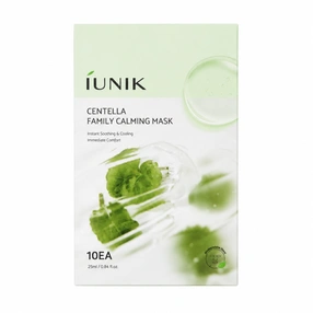 iUNIK Centella Family Calming Mask Maseczki w płachcie 10 szt
