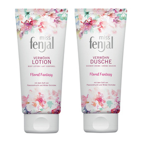 Fenjal Zestaw Floral Fantasy – Balsam do Ciała 200 ml + Żel pod Prysznic 200 ml