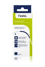 FEELO ACCESORIES Nić ortodontyczna Expert Floss, 50 odcinków