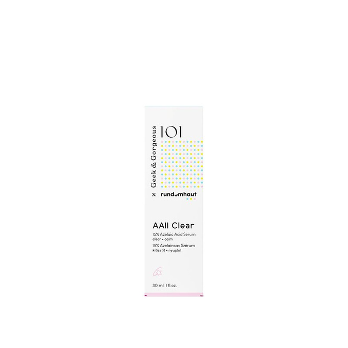 Geek & Gorgeous AAll Clear – serum z kwasem azelainowym 15%, 30 ml