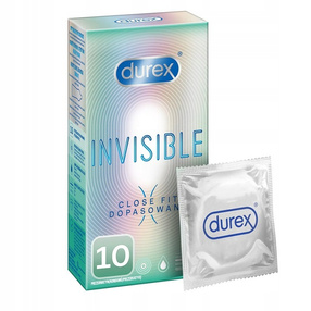 Durex Invisible Close Fit prezerwatywy dopasowane 10 szt