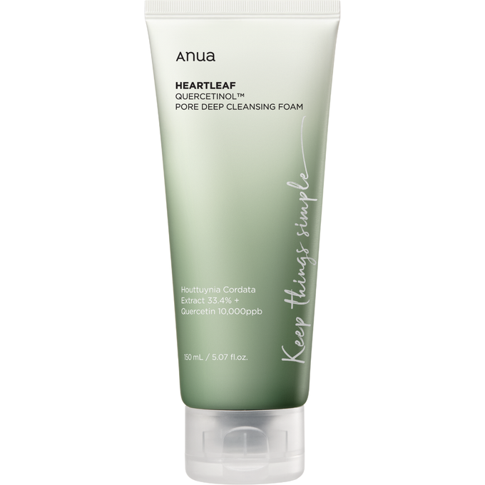 Anua Heartleaf Quercetinol Pore Deep Cleansing Foam Pianka do mycia twarzy, 150 ml