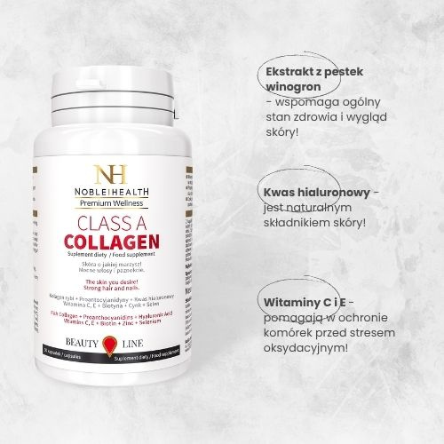 Noble Health Kolagen Class A Collagen 90 kapsułek