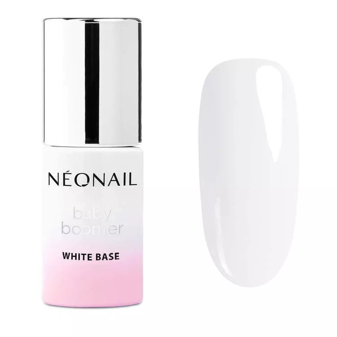 NeoNail Baby Boomer Base baza hybrydowa 9566-7 White 7.2ml