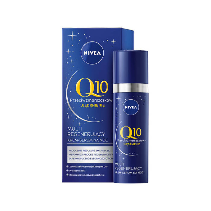 Q10 Ujędrnienie przeciwzmarszczkowy multi regenerujący krem-serum na noc 30 ml