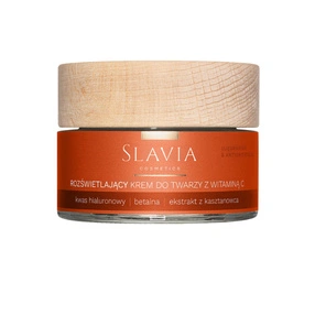 SLAVIA Rozświetlający krem do twarzy - Rozświetlenie & Ujędrnienie, 50 ml