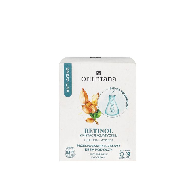 Orientana Retinol - Przeciwzmarszczkowy krem pod oczy, 15 ml