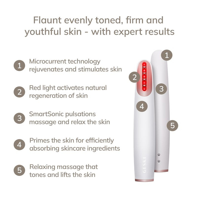 GESKE wielofunkcyjne urządzenie do liftingu twarzy Skin Firming Wand 7 w 1