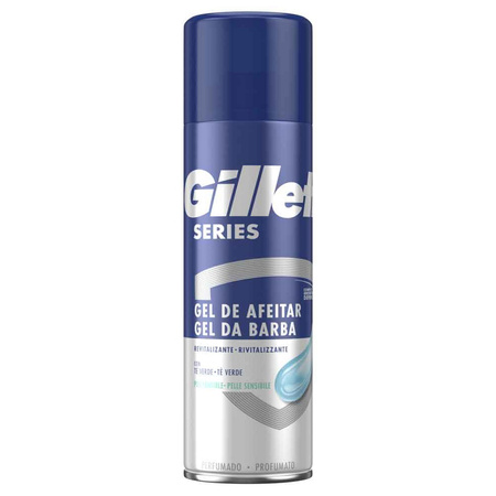 Gillette Series Revitalizing rewitalizujący żel do golenia z zieloną herbatą 200ml