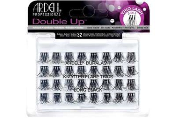 Ardell Double Up zestaw 32 kępek rzęs Long Black