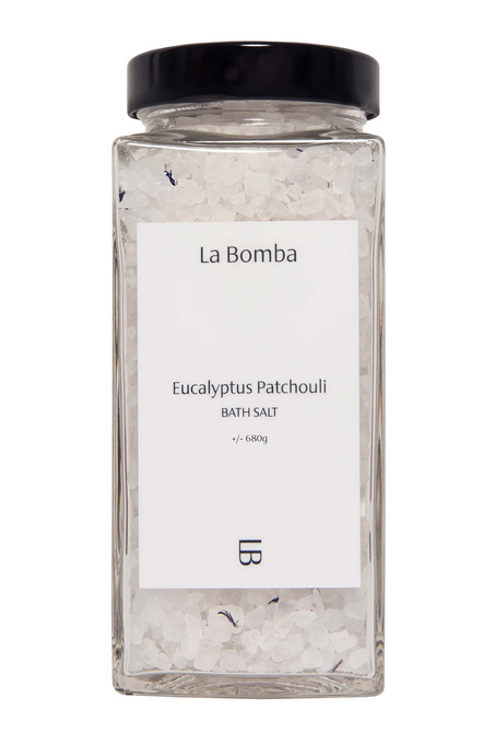 La Bomba Eucalyptus Patchouli Sól do kąpieli, 680 g