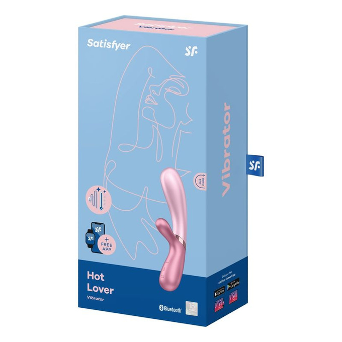 Satisfyer Hot Lover, stymulator intymny, różowy