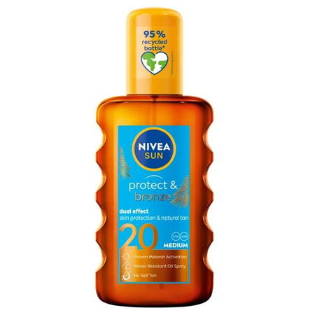 Sun Protect & Bronze olejek do opalania w sprayu aktywujący naturalną opaleniznę SPF20 200 ml