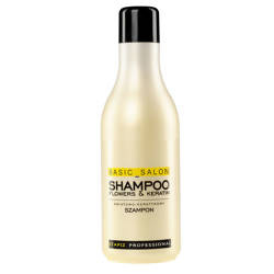 Basic Salon Flowers & Keratin Shampoo kwiatowo-keratynowy szampon do włosów 1000 ml