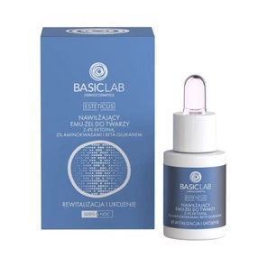 BasicLab Dermocosmetics Nawilżający Emu-Żel do Twarzy z 4% ektoiną 15 ml