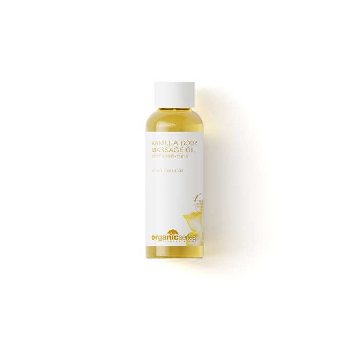 Organic Series Olej do masażu ciała Waniliowy, 50 ml