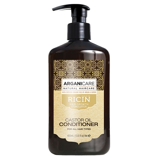 Arganicare Castor Oil odżywka stymulująca porost włosów, 400  ml