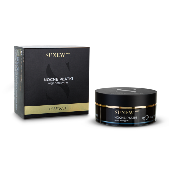 SunewMed+ ESSENCE+ Nocne regenerujące płatki pod oczy 60 szt