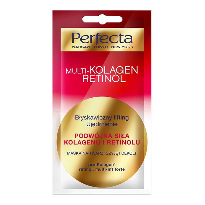 Multi-Kolagen Retinol maska na twarz szyję i dekolt 8 ml