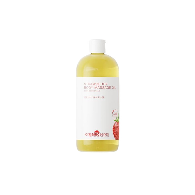 Organic Series Olej do masażu ciała Truskawkowy, 500 ml
