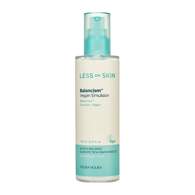 Holika Holika Less on Skin Balancism Vegan Emulsion - Emulsja przywracająca równowagę, 150 ml