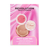 REVOLUTION Party Glow Face Powder Trio – trio pudrów do twarzy