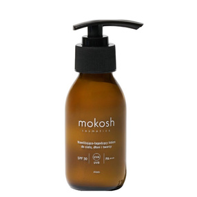 Mokosh Nawilżająco-łagodzący lotion do ciała dłoni i twarzy SPF 30, 90 ml