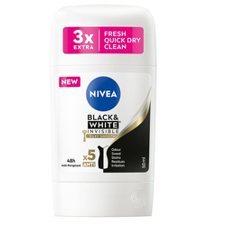 Black&White Invisible Silky Smooth antyperspirant w sztyfcie 50 ml