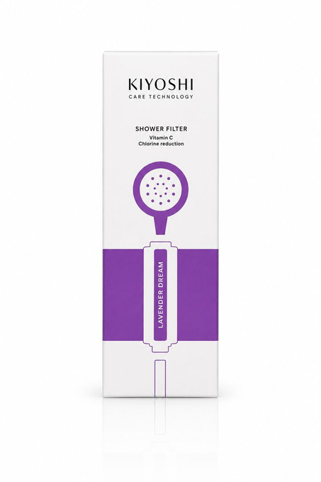 Kiyoshi Lavender Dream – filtr prysznicowy z witaminą C o zapachu lawendy, 95 g