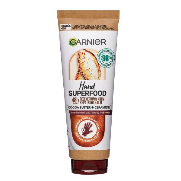 Hand Superfood Cocoa regenerujący krem do rąk z masłem kakaowym i ceramidami 75 ml