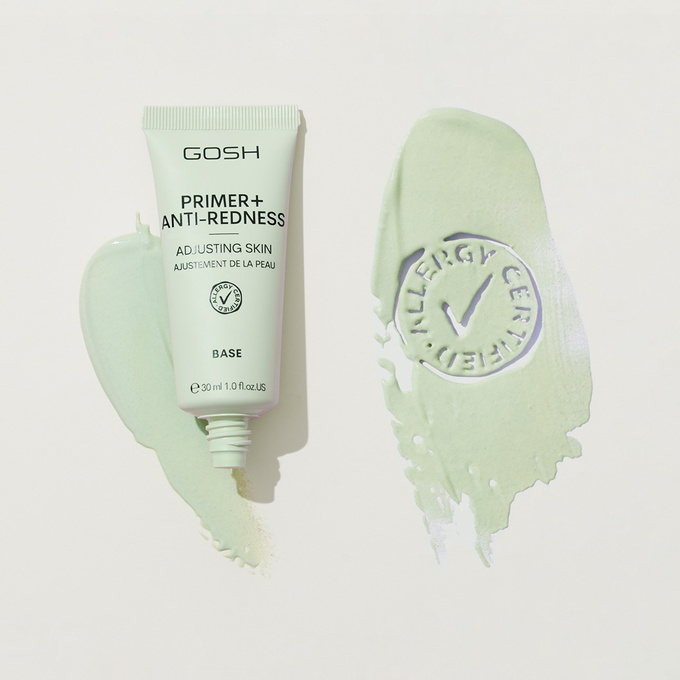 GOSH Korygująca baza pod makijaż Primer+ 008 Anti-Redness