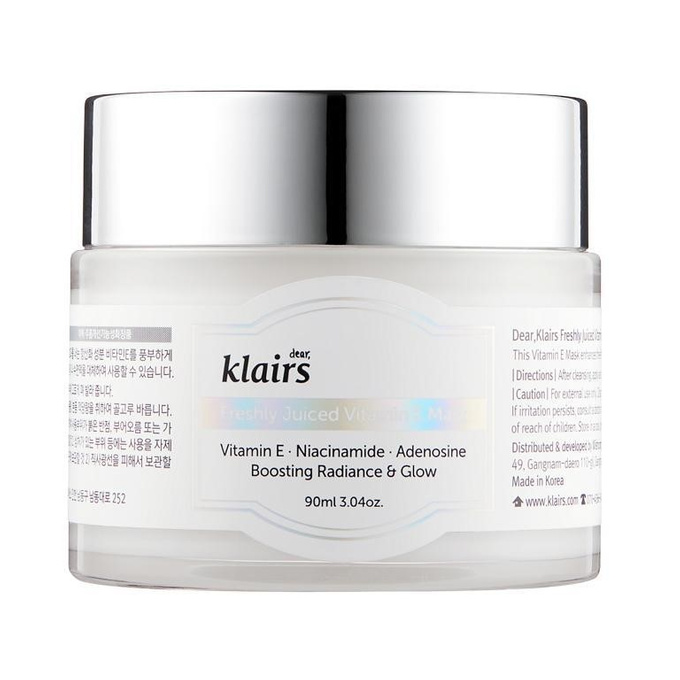 Klairs Freshly Juiced Vitamin E Mask maska wielofunkcyjna na bazie witaminy E 90ml