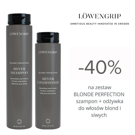 Lowengrip Zestaw Blonde Perfection Silver szampon 250 ml + odżywka 200 ml