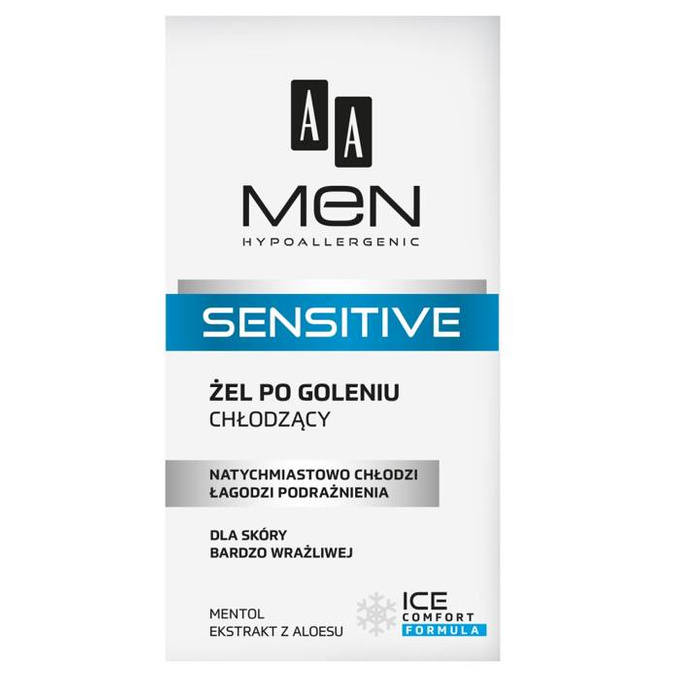 Men Sensitive żel po goleniu chłodzący dla skóry bardzo wrażliwej 100 ml