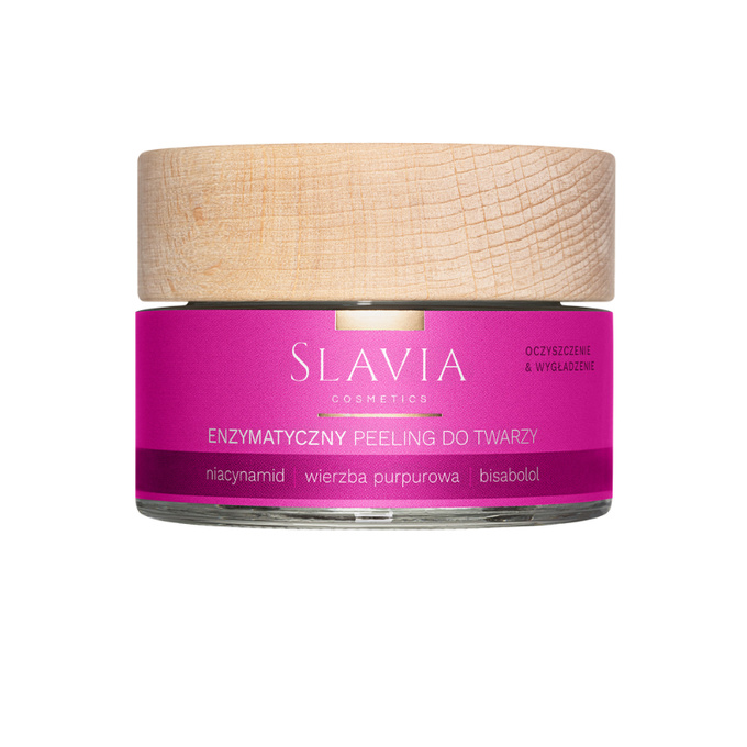 SLAVIA Enzymatyczny peeling do twarzy - Oczyszczenie & Wygładzenie, 50 ml