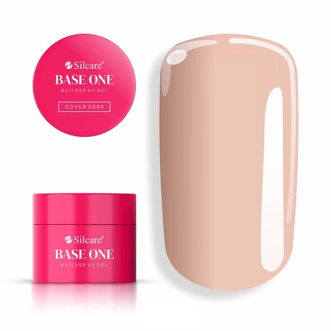 Silcare Żel budujący do paznokci Base One Cover Dark, 100 g