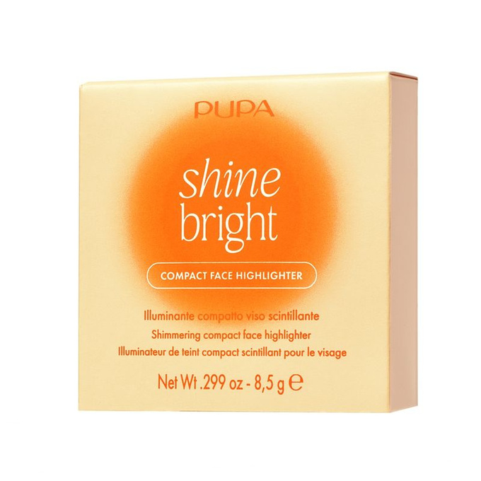 PUPA Milano Shine Bright Rozświetlacz w kompakcie, 8,5 g