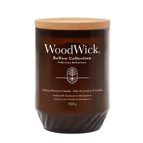 Woodwick RENEW - CHERRY BLOSSOM & VANILLA - świeca duża 368 g