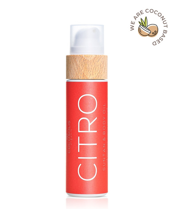 Cocosolis CITRO Organiczny olejek do ciała i opalania - cytrusowy, 110 ml