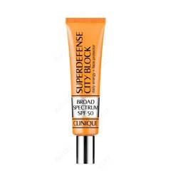 Superdefense™ City Block Broad Spectrum SPF50 Daily Energy + Face Protector ochronny krem do twarzy z wysokim filtrem przeciwsłonecznym 40 ml