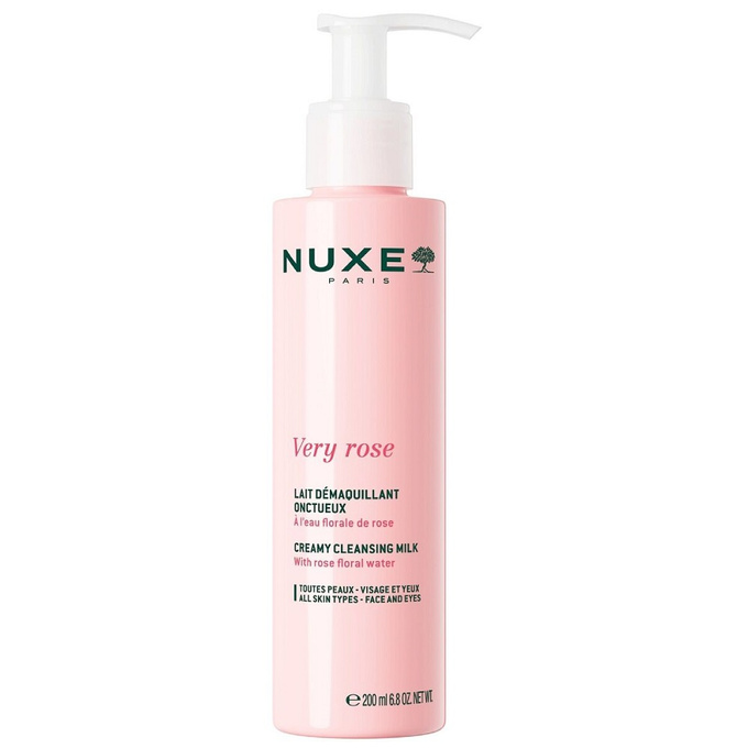 Nuxe Very Rose kremowe mleczko do demakijażu, 200 ml