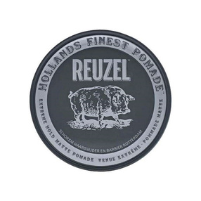 Reuzel Hollands Finest Pomade mocno utrwalająca pomada na bazie wody Black 113g