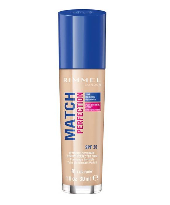Match Perfection Foundation podkład dopasowujący się do cery 081 Fair Ivory SPF20 30 ml