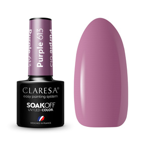 Claresa Soak Off UV/LED Purple lakier hybrydowy 613 5g