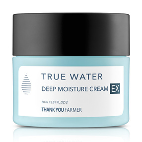 THANK YOU FARMER  True Water Deep Moisture Cream EX 80 ml Krem nawilżający wzmacniający barierę ochronną skóry