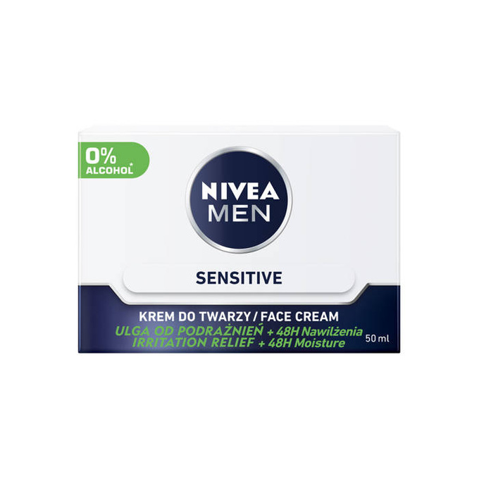 Men Sensitive intensywnie nawilżający krem dla mężczyzn do skóry wrażliwej 50 ml