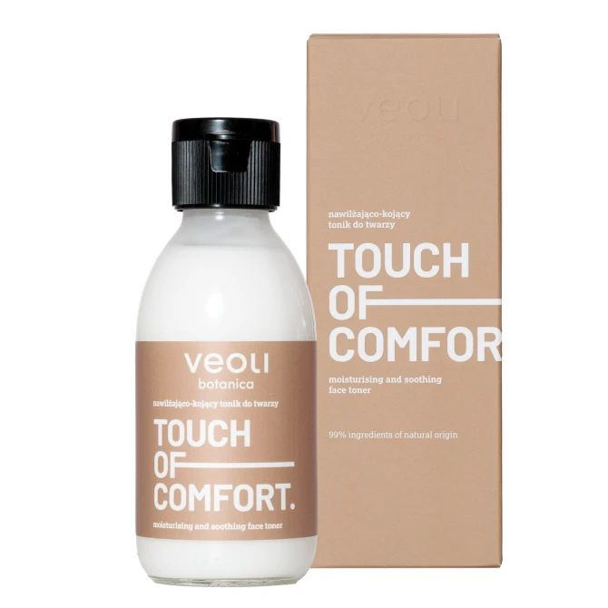 Veoli Botanica Touch of Comfort Nawilżająco-kojący tonik do twarzy, 150 ml