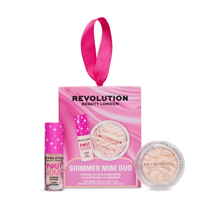REVOLUTION Shimmer Mini Duo – mini zestaw rozświetlający