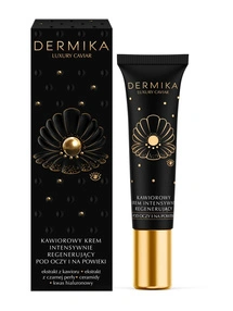 Dermika Luxury Caviar Kawiorowy krem intensywnie regenerujący pod oczy i na powieki, 15 ml